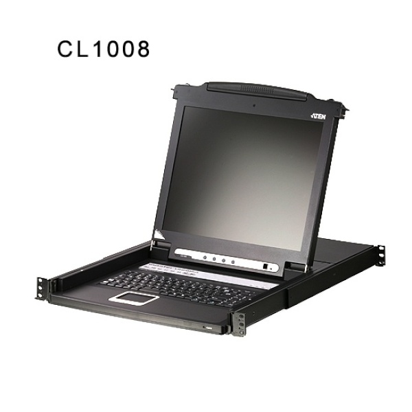에이텐 17인치 LCD KVM 스위치 8:1 [CL1008M]