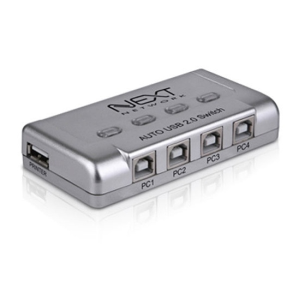 [이지넷유비쿼터스] 이지넷 NEXT-3504PST [USB 선택기 1:4]  A포트1 B포트4