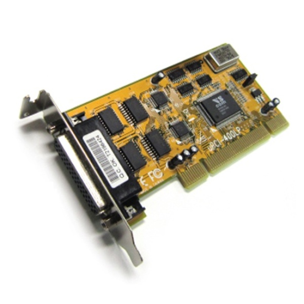 브이에스컴 uPCI-400LP (시리얼카드/RS232/PCI/4port)