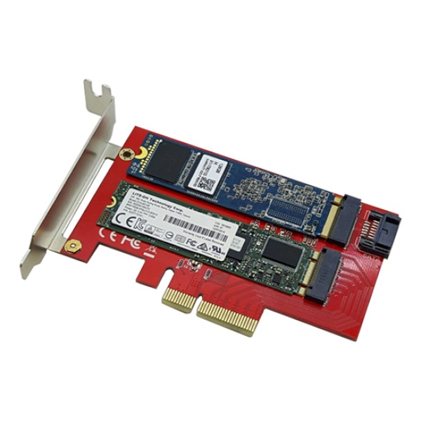 랜스타 SATA PCI-E 카드 [LS-PCIE-M2SATA]