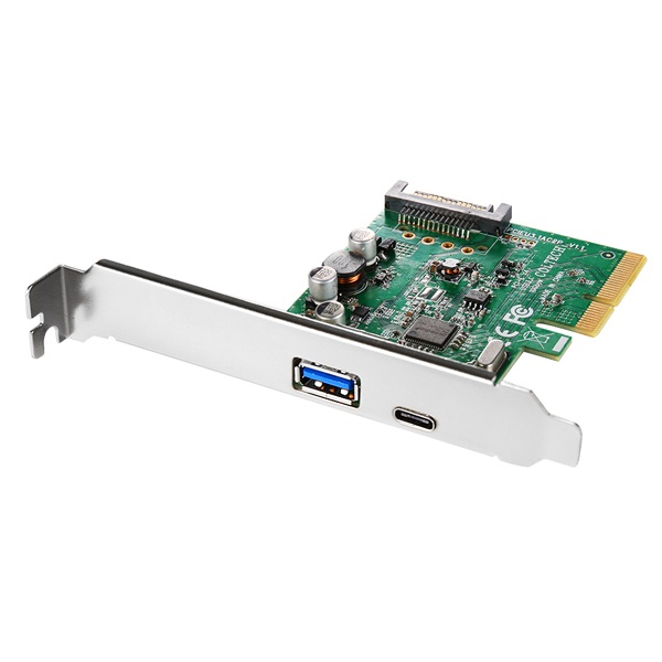 [이지넷유비쿼터스] 이지넷 NEXT-323TCA (USB3.1카드/PCI-E/2port)
