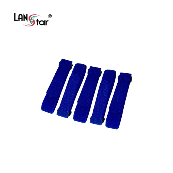 랜스타 링벨트 벨크로타이, 0.3M, 대만산 블루 [5개/LS-RTH-2030BL]