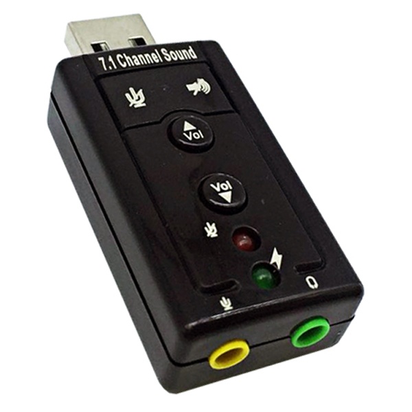 USB 사운드 카드 - 7.1채널/ 입출력 포트 [LS-USOUND-7.1]