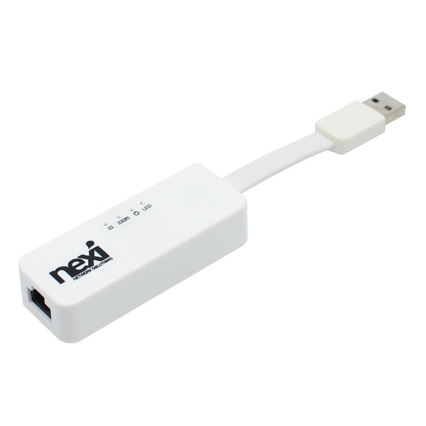 넥시 NX-FU30L (유선랜카드/USB3.0/1000Mbps) [화이트/NX631]