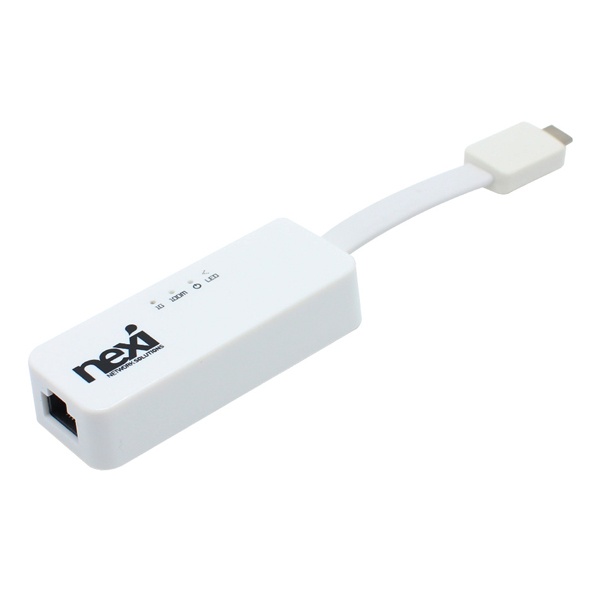 넥시 NX-FU31L (유선랜카드/USB C타입/1000Mbps) [화이트/NX630]