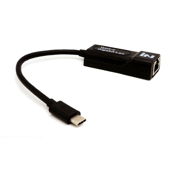 인네트워크 IN-U31LANCB (유선랜카드/USB C타입/1000Mbps) [블랙]