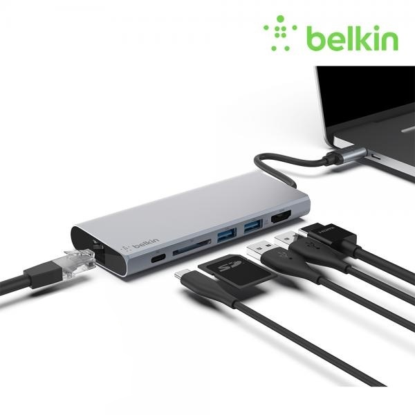 벨킨 F4U092bt (USB허브/6포트/멀티포트) ▶ [무전원/C타입] ◀
