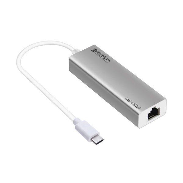 대원티엠티 DW-LAN02 (유선랜카드/USB2.0 C타입/100Mbps)