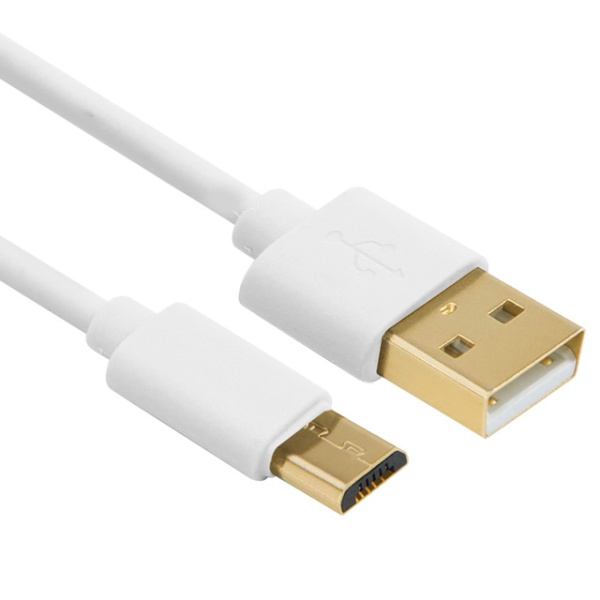 USB-A 2.0 to Micro 5핀 고속 충전케이블, NX-M5P-W010 / NX883 [화이트/1m]
