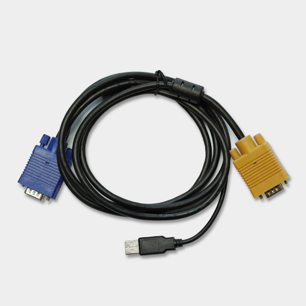 엘이디씨 KVM USB 통합 케이블 5M [CV-5205U]