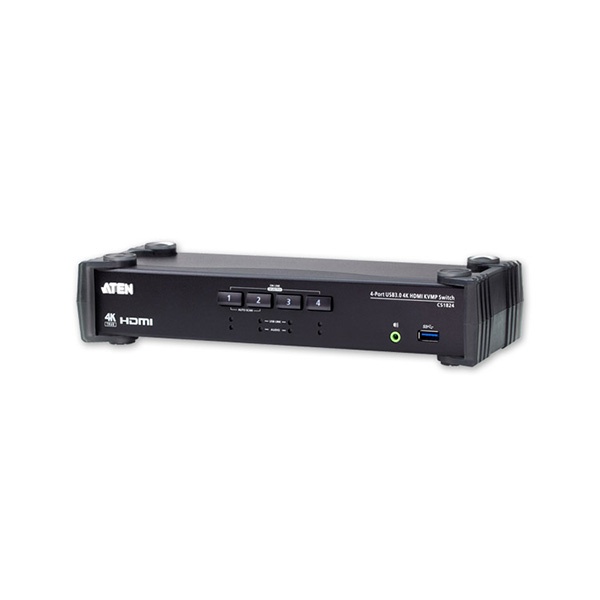 에이텐 CS1824 [HDMI KVMP스위치/4K/4:1/USB/케이블포함]