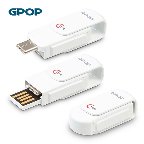 USB, GPOP OTG  스윙슬라이드 C-TYPE [128GB/화이트]