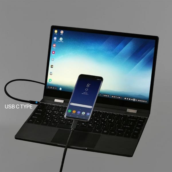 플립북 DEX북 미러링 노트북 터치스크린 휴대용모니터 13.3인치