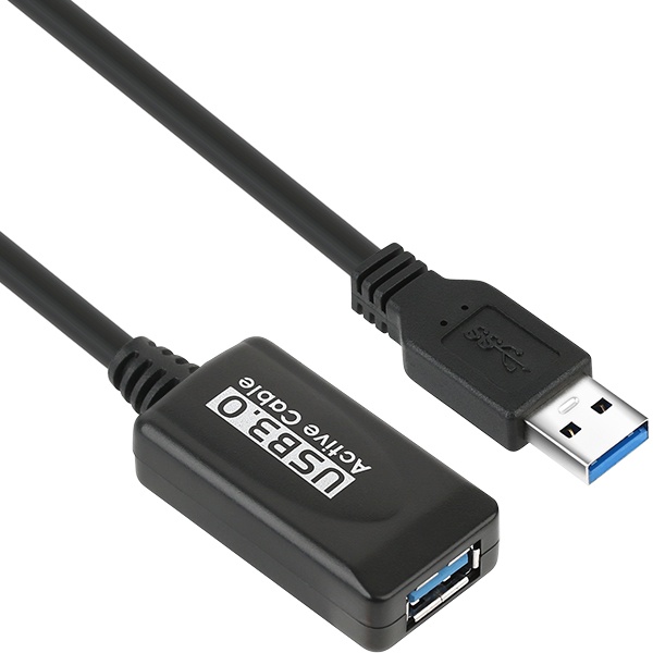 USB-A 3.2 Gen1 to USB-A 3.2 Gen1 M/F 리피터 연장케이블, 무전원 NMC-UR303N [3m]