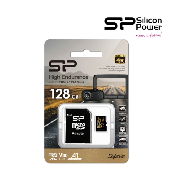 실리콘파워 microSD Golden Superior 블랙박스용 [128GB]