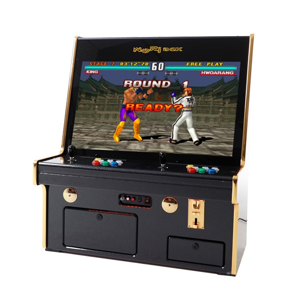 노리박스 NRI GAMES 32인치 좌식형 오락기 오락실 게임기 (고급팩/강화유리/블랙)