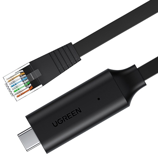 유그린 USB2.0 C타입 to RS232(RJ-45) 변환 컨버터 1.5M [U-80186]