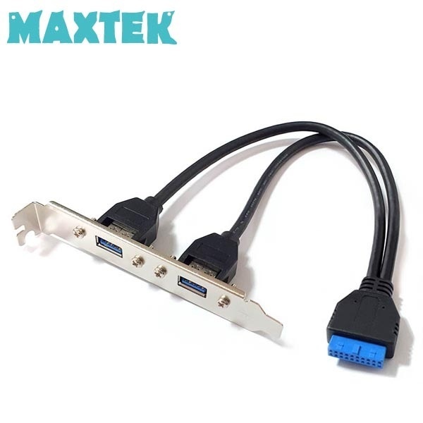 MEXTEK 메인보드 20핀 to USB3.0 변환 확장 브라켓 [MT086]