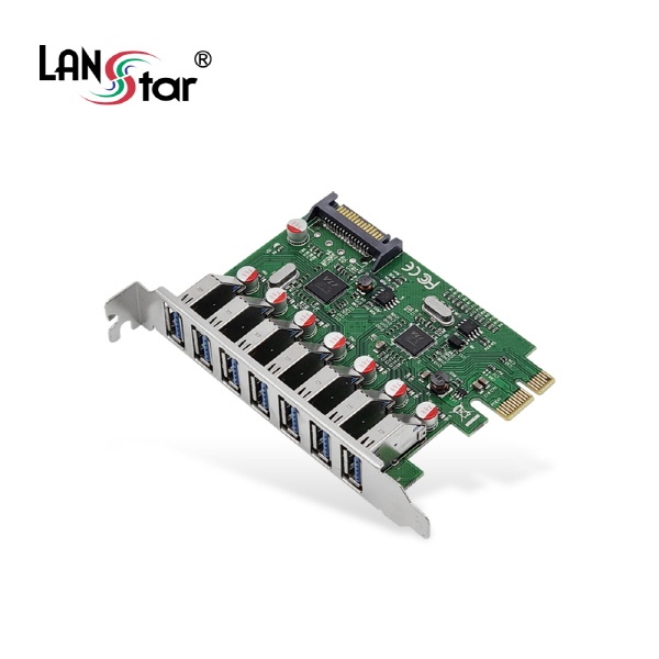 랜스타 LS-PCIE-EX307 (USB3.0카드/PCI-E/7port)