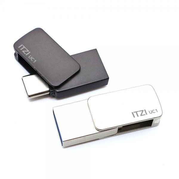 USB, ITZI UC1 TYPE-C 3.1 OTG [64GB/메탈실버]
