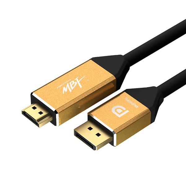 엠비에프 DisplayPort 1.2 TO HDMI 케이블 5M [골드/MBF-DHC560MT]