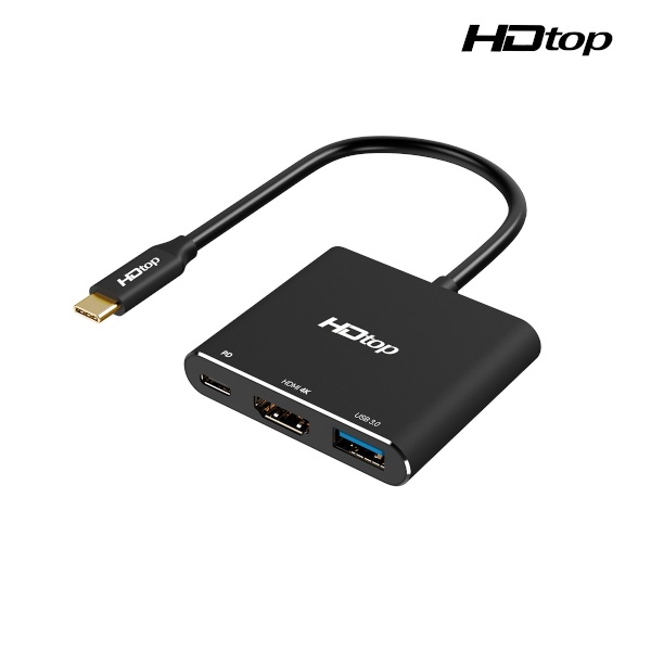HDTOP HT-3C031 (USB허브/3포트/멀티허브) ▶ [무전원/C타입] ◀