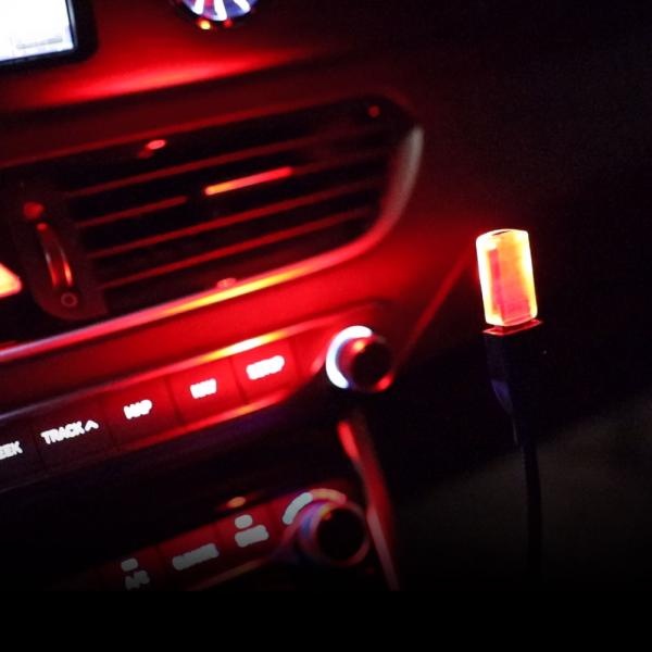 차량용 USB LED 무드등 C7