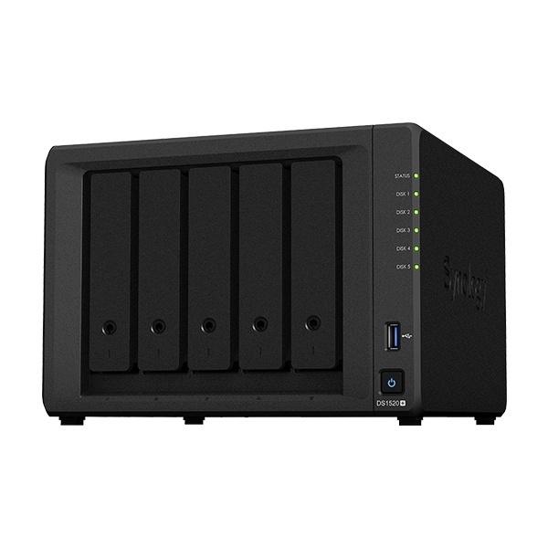 DS1520+ (5베이) [에이블] WD RED [WD RED HDD 40TB(8TB*5)]
