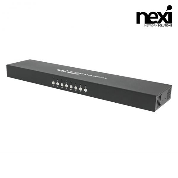 넥시 NX-7308KVM-4K [KVM스위치/HDMI/8:1/4K/오디오 지원] [NX1223] [렉마운트가능]