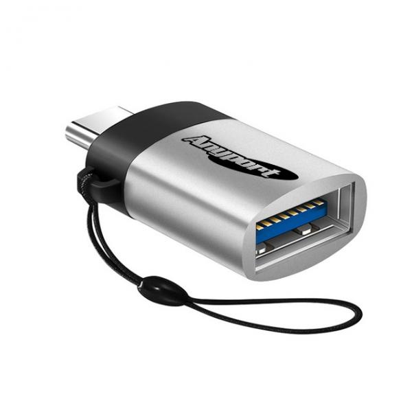 애니포트 USB(F) to USB C타입(M) 변환젠더 [AP-UC30][실버]
