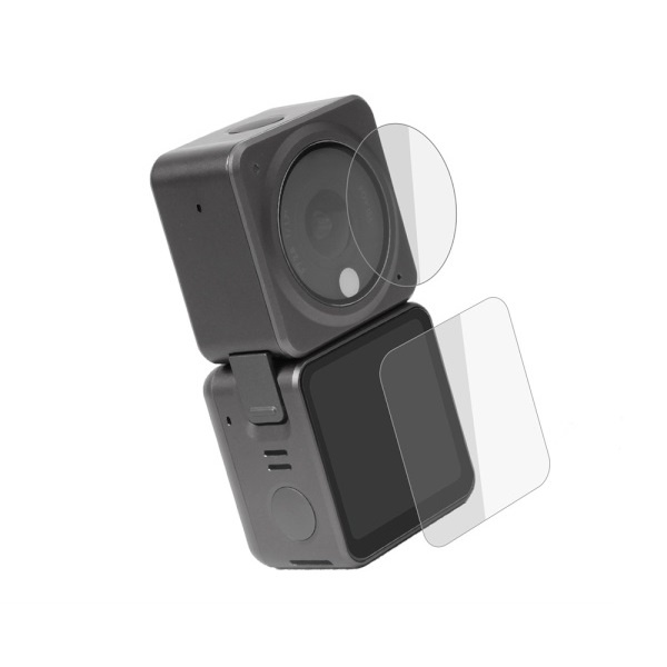 DJI 액션2 ACTION2 파워 콤보 전용 강화유리 렌즈 액정 보호 필름 세트 G80 오즈모 액션캠