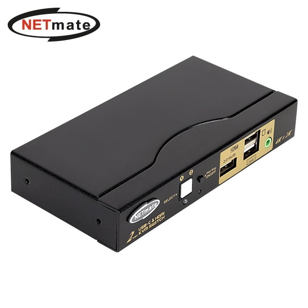 NETmate NM-CKD01 (KVM스위치/2:1/HDMI/케이블포함)