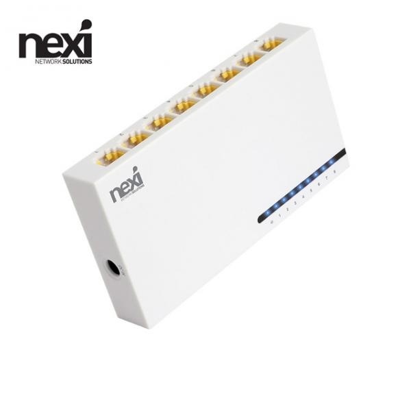 넥시 NX-SG1008N [스위칭허브/8포트/1000Mbps] [NX1214]