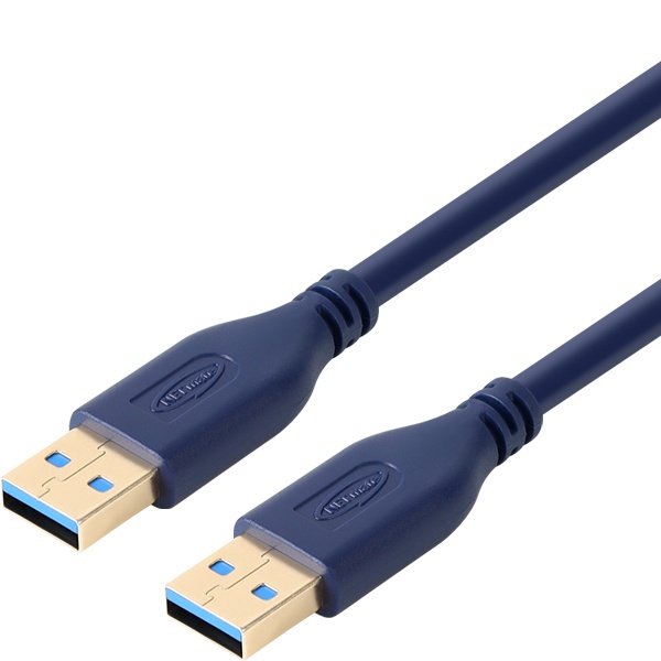 NETmate USB3.0 케이블 [AM-AM] [3M/블루] [NM-UA330DB]