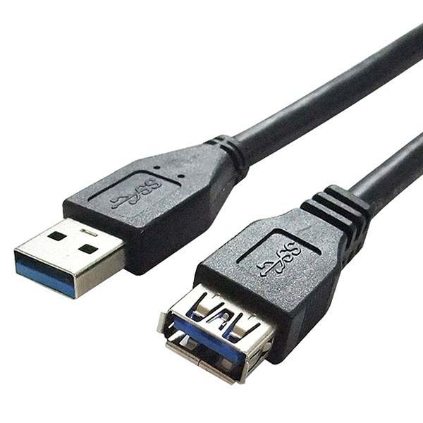 대원티엠티 USB3.0 연장케이블 [AM-AF] [1.5M/블랙] [DW-USB3MF-1.5M]