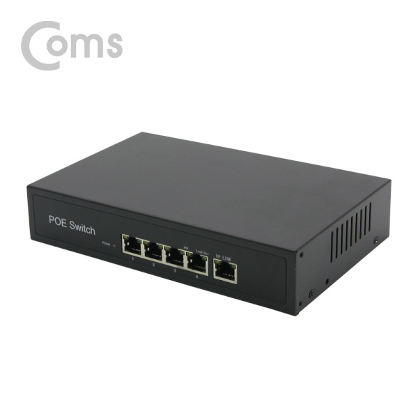 Coms IF413 [스위칭허브/4포트/100Mbps/PoE]