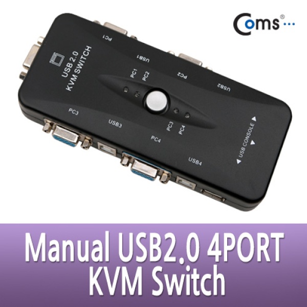 Coms U2477 [KVM스위치/4:1/USB]