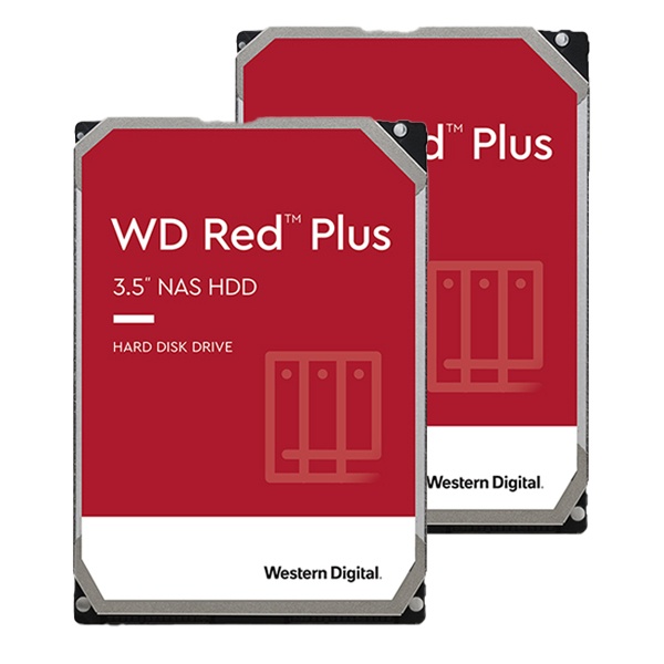 RED PLUS HDD 8TB WD80EFZZ 패키지 (3.5HDD/ SATA3/ 5640rpm/ 128MB/ CMR) [2PACK]