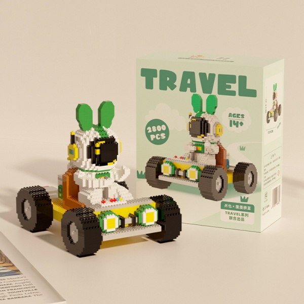 나노블럭 travel 카트라이더 시리즈 미니 대형 다이소 캐릭터 장난감 [NO.6005 버스트]