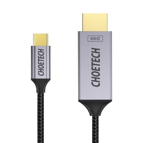 초텍 C타입 to HDMI 패브릭 케이블 1.8M [XCH-1804BK]