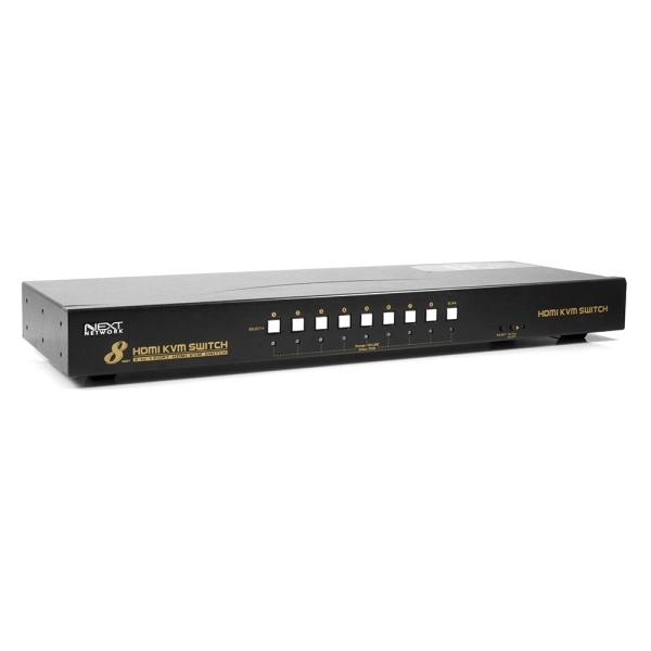 이지넷 NEXT-7008KVM [HDMI KVM스위치/8:1/USB]