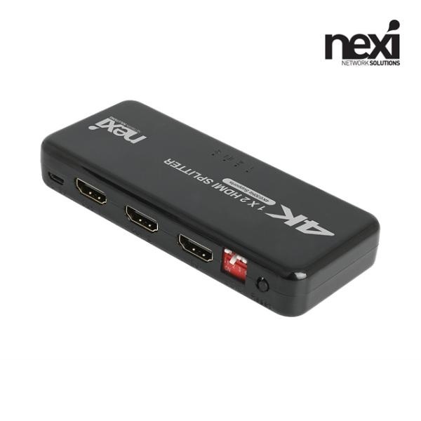 넥시 NX-4K0102-30ED [모니터 분배기/1:2/HDMI/4K/오디오지원] [NX1260]