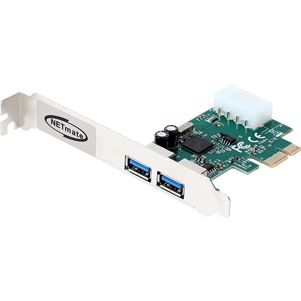 NETmate NM-SWU30 (USB3.0카드/PCI-E/2port) [슬림PC겸용]