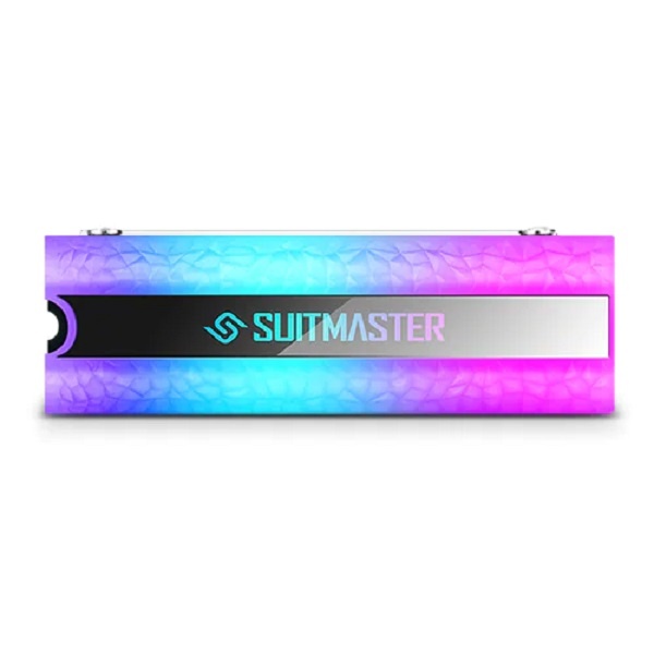 [ABKO] SUITMASTER 크리스탈 M.2 SSD 방열판 ARGB