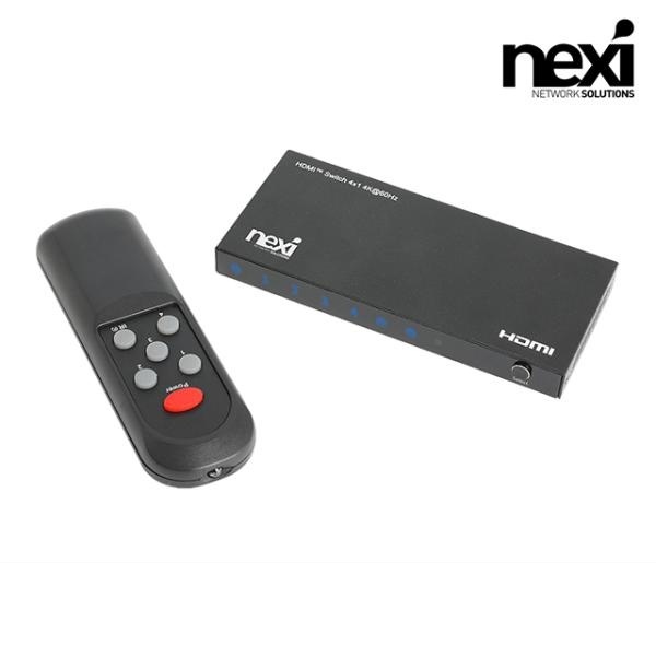 넥시 NX-HD0401SW-4K [KVM 스위치/4:1/HDMI][NX1269]