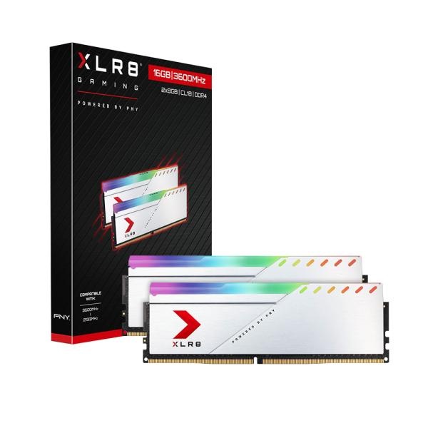 PNY XLR8 DDR4-3600 Gaming EPIC-X RGB 실버 패키지 마이크로닉스 (16GB(8Gx2))