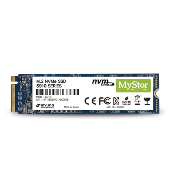 Mystor M.2 NVMe SSD S910 256GB TLC
