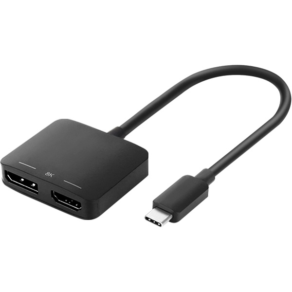 NETmate USB Type C to HDMI + DisplayPort 컨버터 [NM-CTH02] [MST 지원]