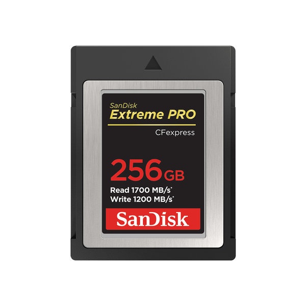 Extreme Pro CFexpress Card [256GB] (SDCFE-256GB-GN4NN) (타입B, 1700MB/s, 1200MB/s, 평생 보증)
