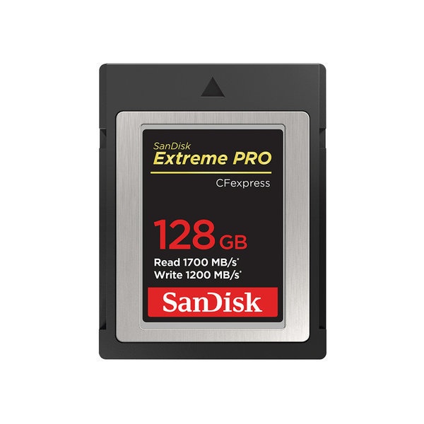 Extreme Pro CFexpress Card [128GB] (SDCFE-128GB-GN4NN) (타입B, 1700MB/s, 1200MB/s, 평생 보증)
